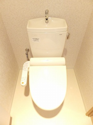 菊池郡菊陽町大字津久礼の賃貸マンションのトイレ
