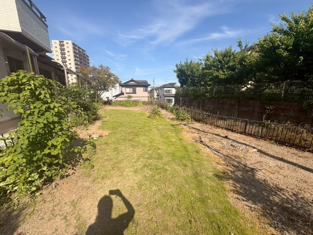 小坂本町戸建賃貸の庭