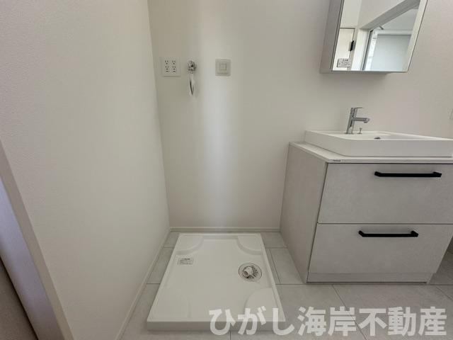 藤沢市辻堂6丁目 　新築戸建　全4棟のランドリースペース|洗濯機置場