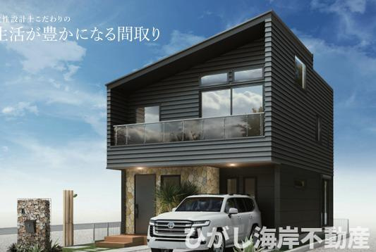 藤沢市辻堂6丁目 　新築戸建　全4棟の外観パース|イメージパスですので実際のものと多少異なります
