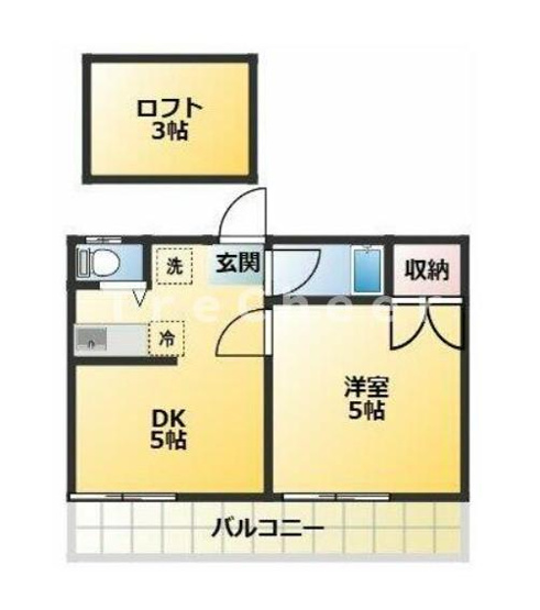 【間取り】 | エレガンス上高田A