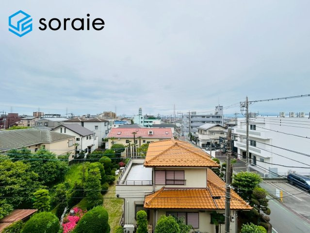 ヴィルヌーブ川越　中古マンション　4階の展望|6/2撮影