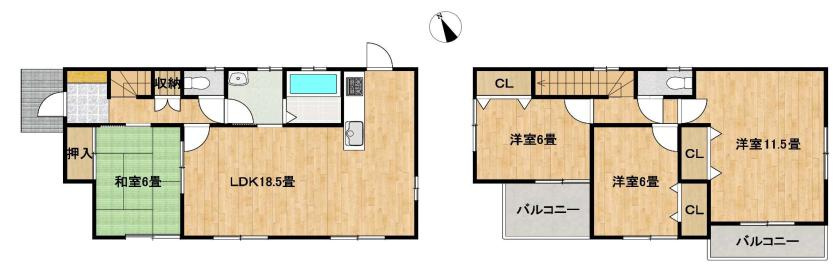 加須市北下新井　中古一戸建て