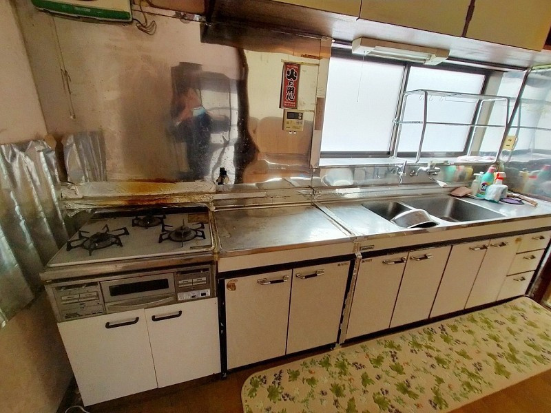 皆瀬町戸建てのキッチン