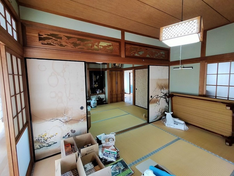 皆瀬町戸建ての和室|１Ｆ南側和室６帖