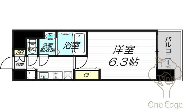 プレサンス梅田東ディアロの間取り