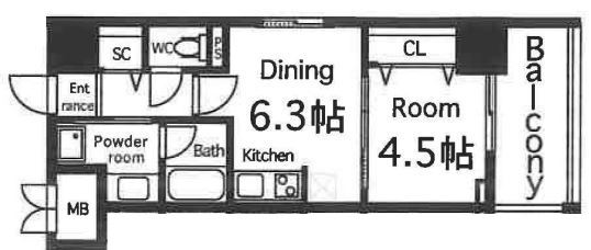 ma minetteの間取り