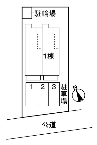 ベルメゾンの駐車場