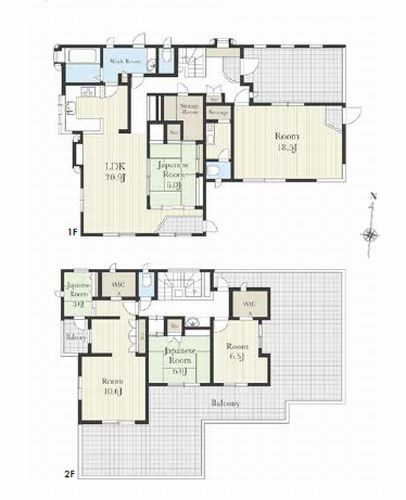 【仲介手数料０円】平塚市ふじみ野2丁目　中古一戸建ての間取り|平塚市ふじみ野2丁目　中古一戸建て