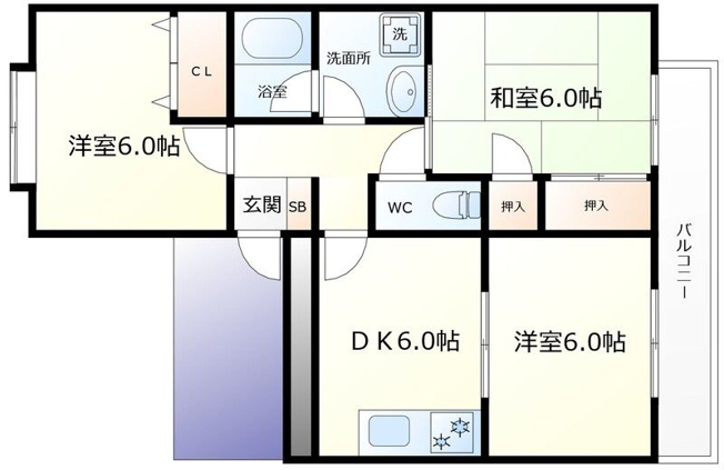 【間取り】 | メゾンボナール