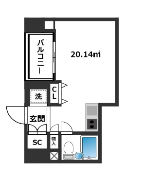 伊勢原七番館の間取り