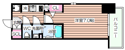【間取り】 | エスリードレジデンス大阪福島サウスフラッツ
