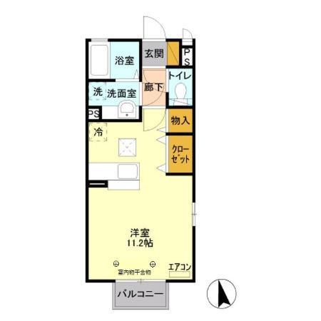 【間取り】 | メゾンベール　Ⅱ