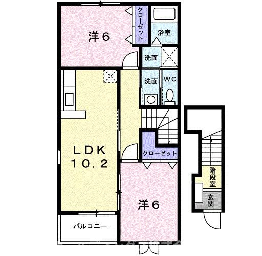 ベェル　ヴェルの間取り