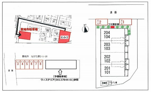 サンライズの区画図