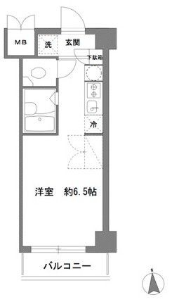 厚木市水引１丁目の賃貸マンションの間取り