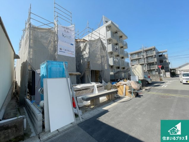 ★亀岡市篠町柏原町頭　第2期　新築一戸建ての前面道路含む現地写真|周辺は落ち着いた街並みの住宅地！子育てがしやすい住環境です！まだ未完成ですが、現地でしかわからない事もございます。是非一度ご覧ください。
