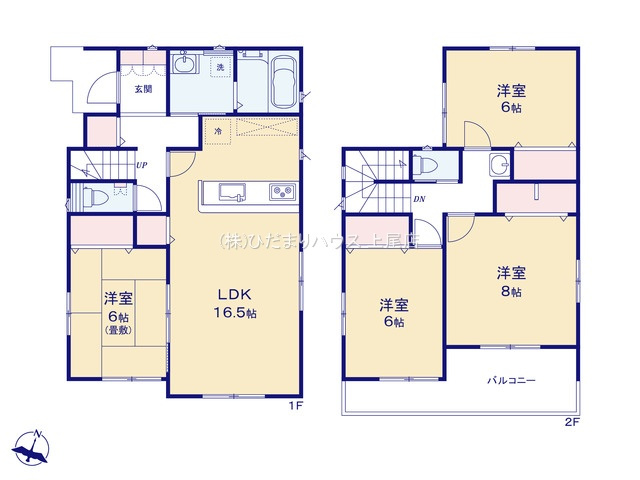上尾市向山5丁目　新築戸建　06の間取り