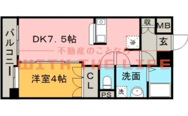 みついビル【キャッシュバック対象物件】の間取り