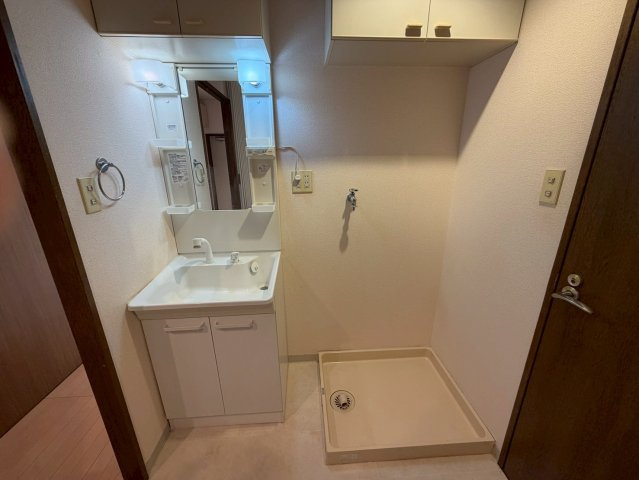 アビタシオン仁川の洗面所|忙しい朝には欠かせない洗面所です
