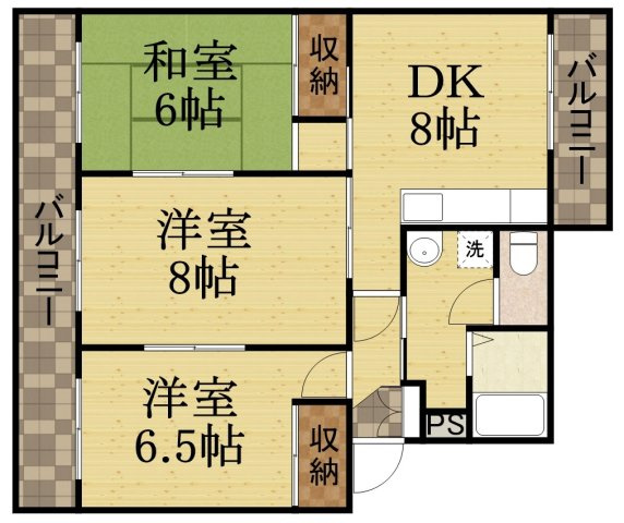アビタシオン仁川の間取り