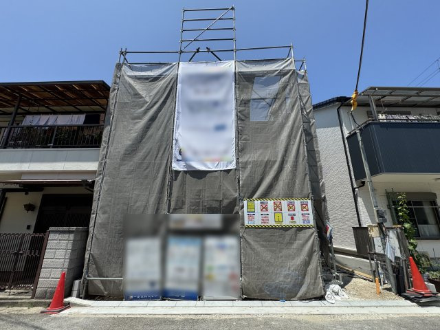 明石市材木町新築戸建の前面道路含む現地写真|2026年07月19日撮影