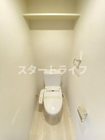 大阪市東淀川区西淡路２丁目の賃貸マンションのトイレ