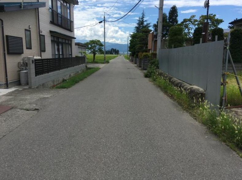会津若松市北会津町下米塚字松原 資材置場用地の外観