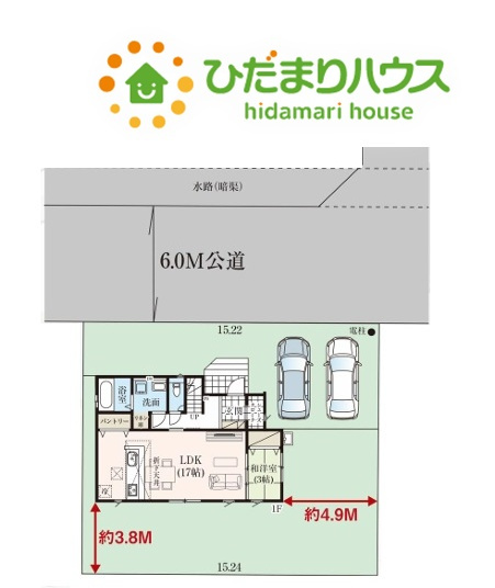 熊谷市肥塚　2期　新築一戸建て　グラファーレ　01　の区画図