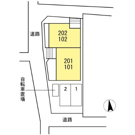 サンハイムの区画図