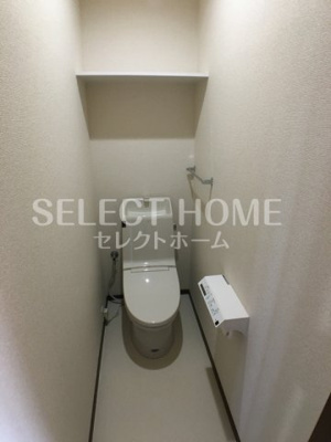 【トイレ】 | ヴィラ家奈Ｂ | ゆったりとした空間のトイレです