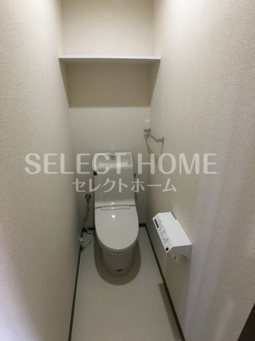 【トイレ】 | ヴィラ家奈Ｂ | ゆったりとした空間のトイレです