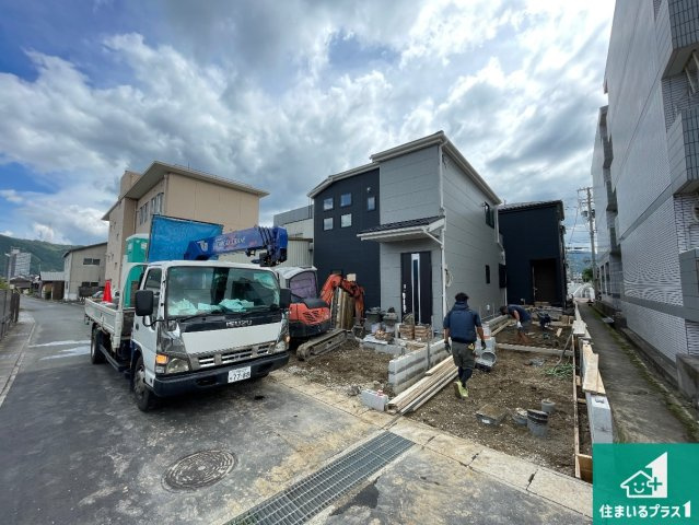 亀岡市篠町柏原町頭　第2期　新築一戸建ての外観|現在の進捗状況です！順調に作業進行中、完成が待ち遠しいです！詳細の間取り等、お気軽にお問い合わせください！