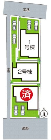 亀岡市篠町柏原町頭　第2期　新築一戸建ての区画図|全3区画