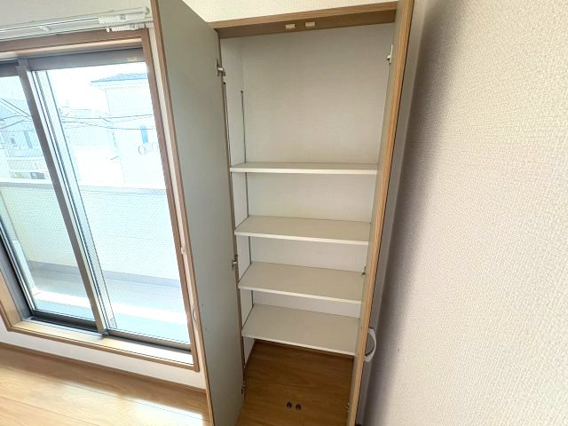 ボヌールB棟の収納|大きなものも収納できそうです