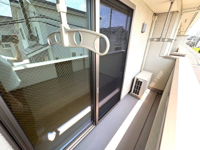 ボヌールB棟のバルコニー|広々としたバルコニーです