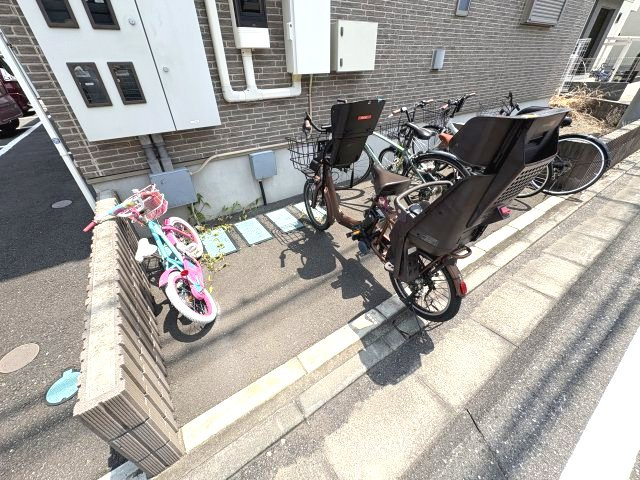 ボヌールB棟のその他共用部分|駐輪場です