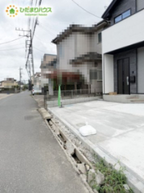 流山市東深井20期　新築戸建　1号棟の駐車場|2台分可能な駐車スペース(^^)/車種により異なる場合がございます。
