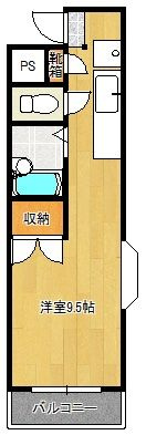 コーポラスKⅡの間取り