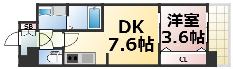 【間取り】 | ファステート大阪ベースシティ　仲介手数料無料