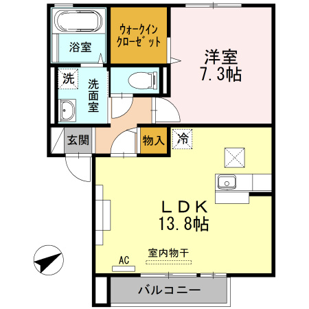 プリムヴェールの間取り