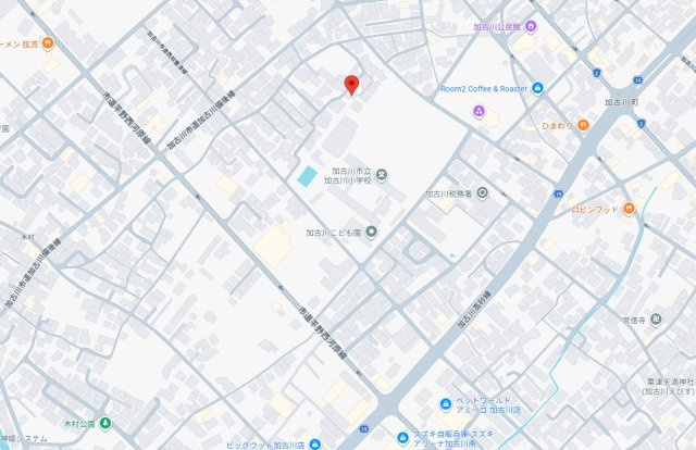 加古川市加古川町木村　中古戸建の地図