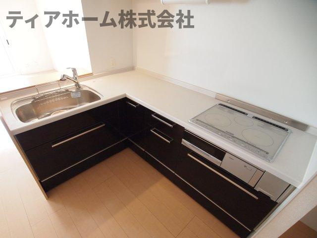 アプロディール　ハートⅠのキッチン|お料理しやすいキッチンです