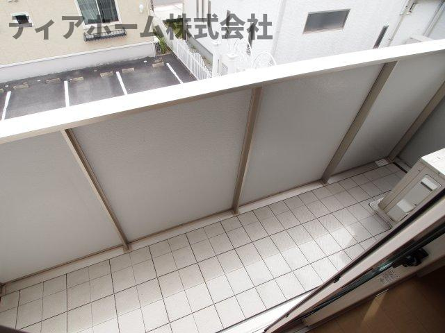 アプロディール　ハートⅠのバルコニー|開放的で明るい空間を演出してくれるバルコニーです