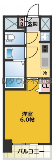 【間取り】 | メイクス今池PRIME | 生活しやすい間取りです