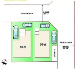 垂水区桃山台４丁目　新築戸建て　Aの区画図