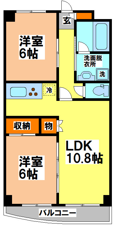 武蔵野市吉祥寺本町２丁目の賃貸マンションの間取り