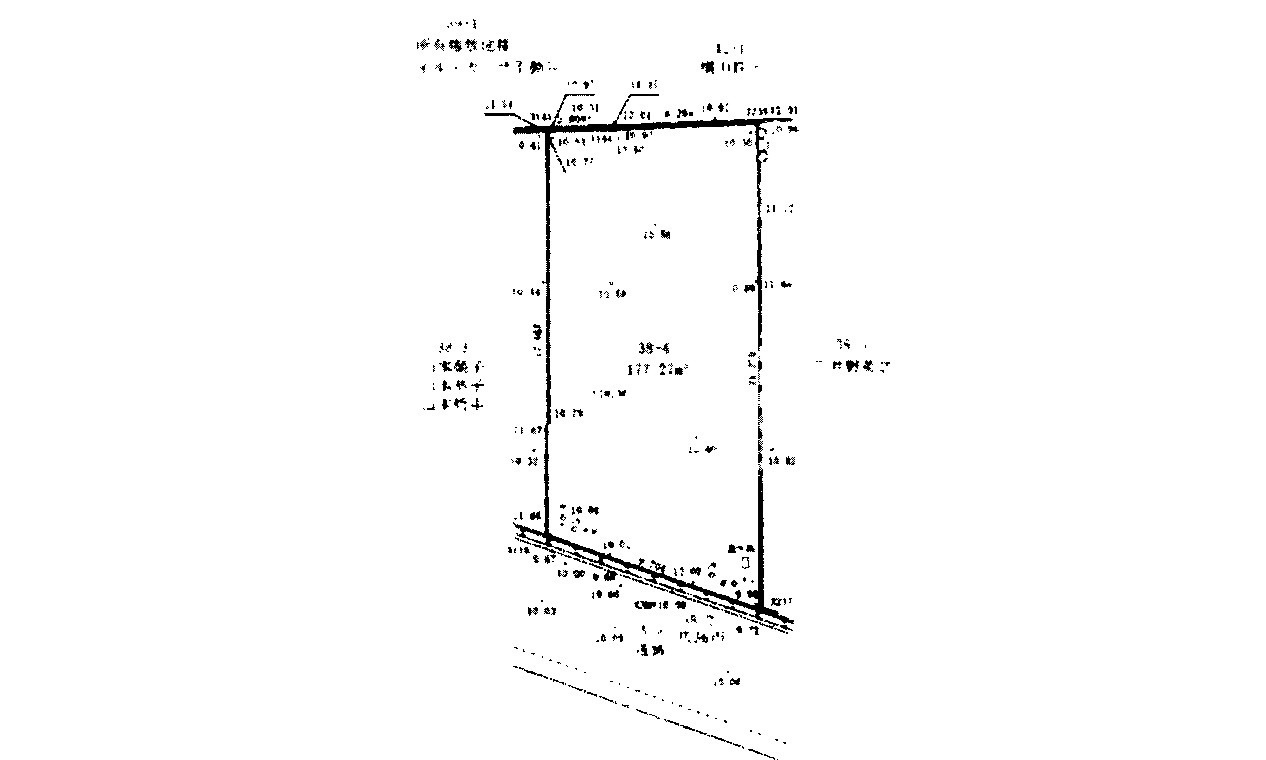 東区牛田新町３丁目の土地図