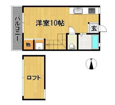 シティベール高良内の間取り