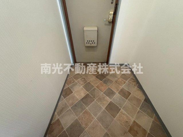 第２弥刀マンションの玄関